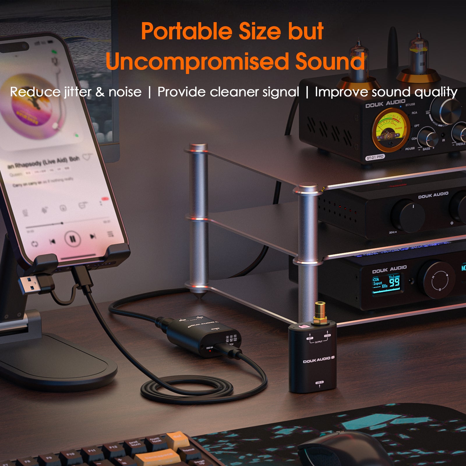Douk Audio U2 Digital Interface DDC with XMOS XU316 USB to SPDIF Converter