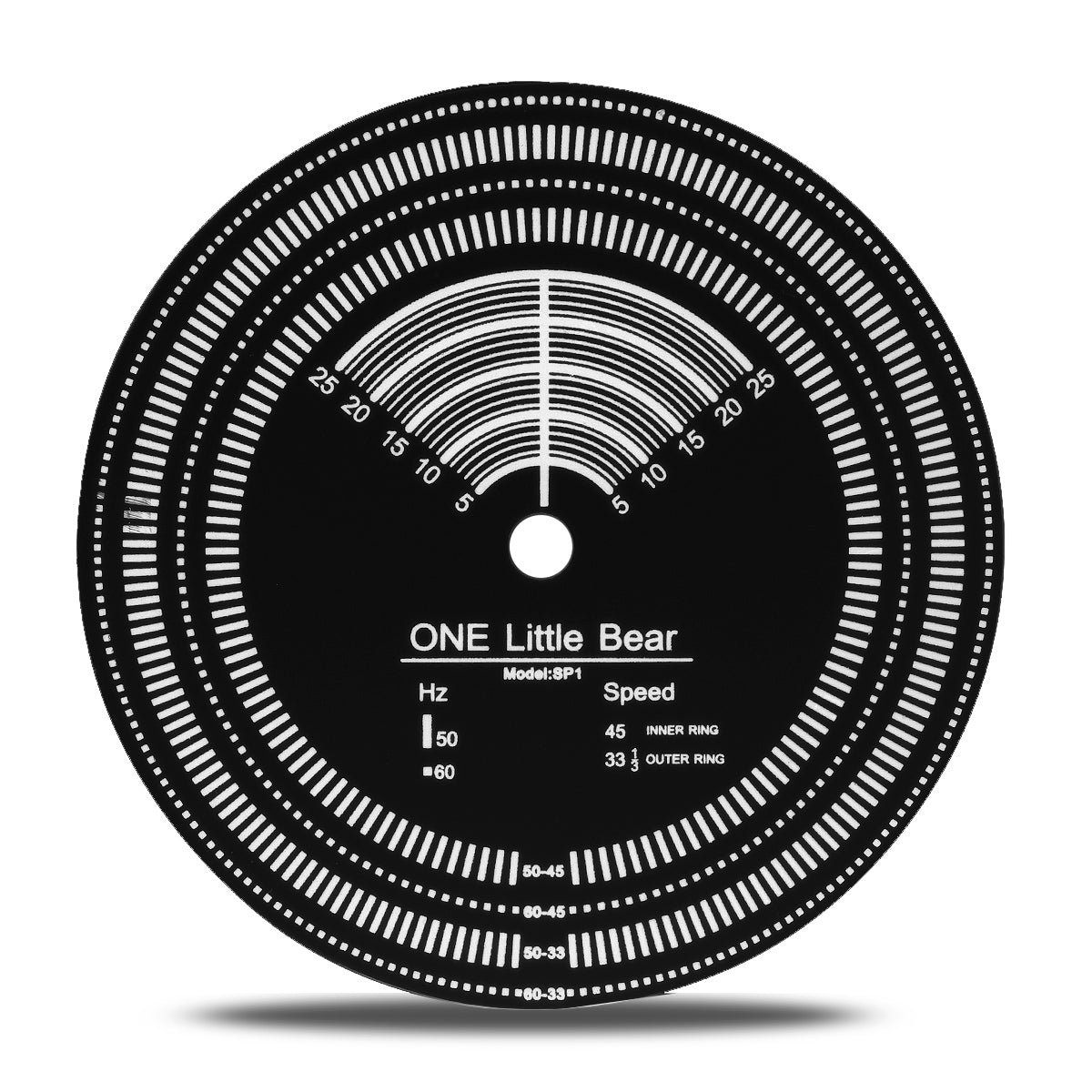 Little Bear Mini 50/60Hz Stroboscopic Speed Strobe Light+Tachometer Disc for Turntable LP Records