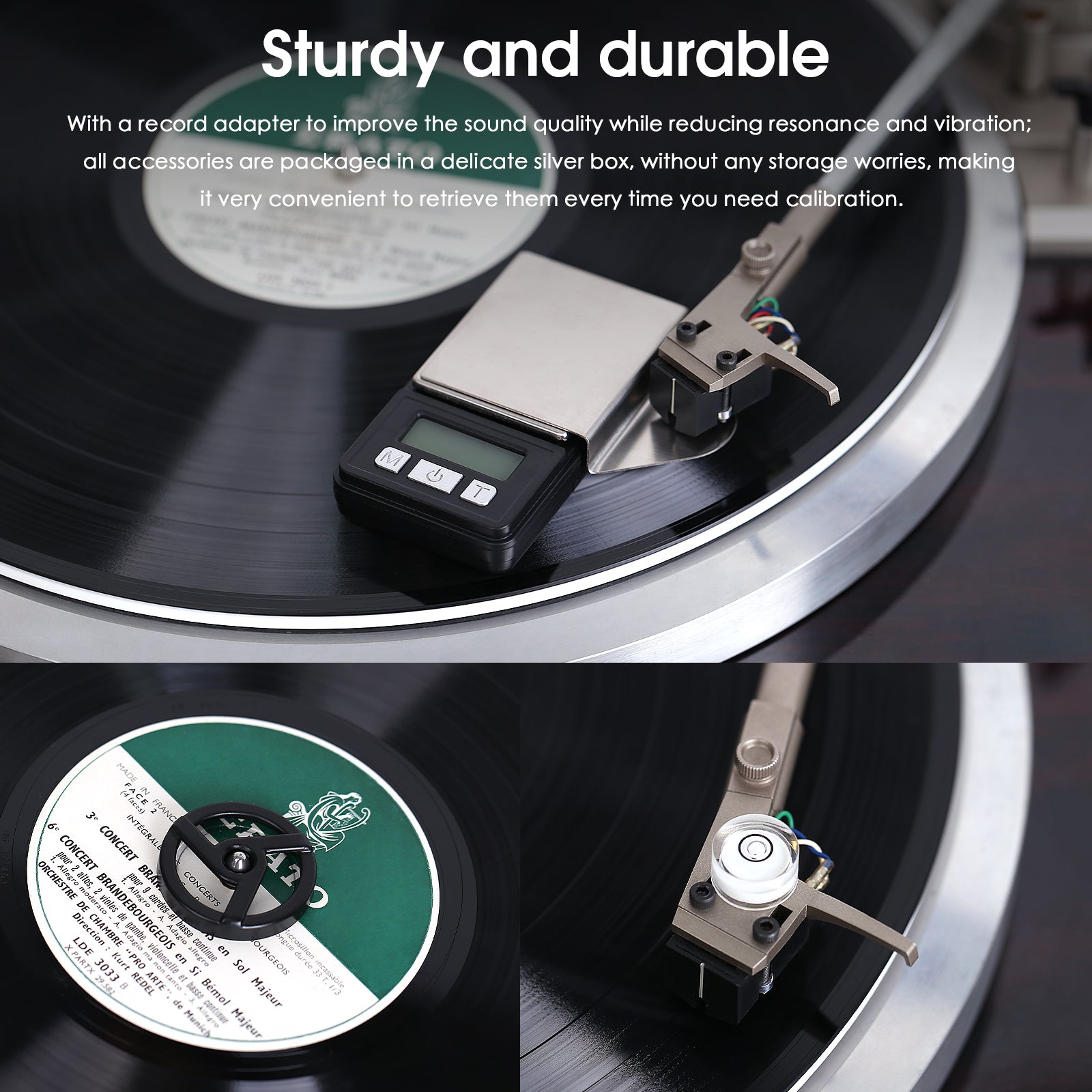 Nobsound R21K Turntable Cartridge Alignment Tonearm Record Player Accessories Tuning Kit