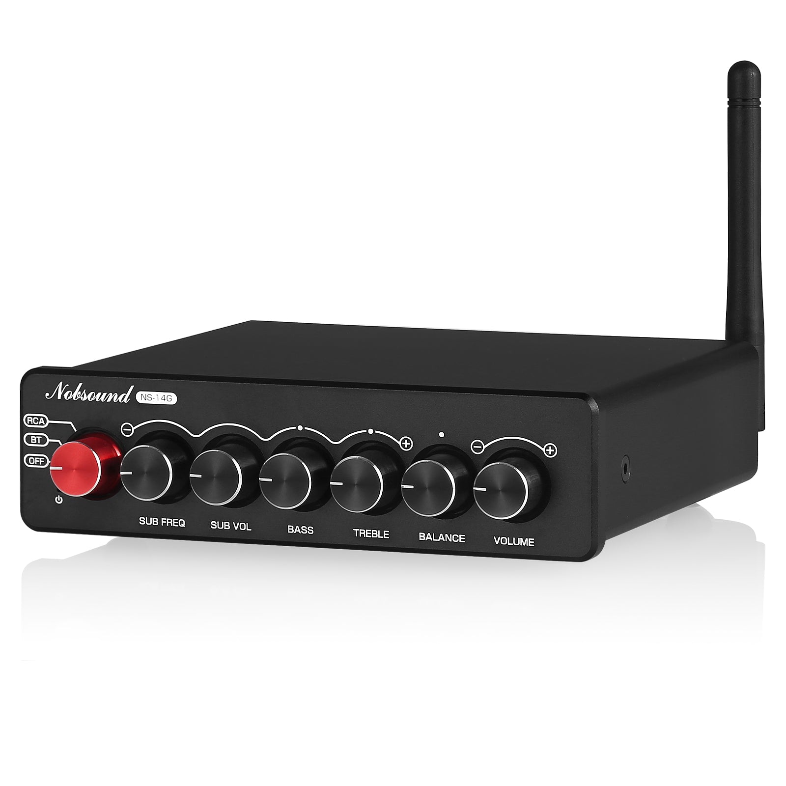 Nobsound NS-14G Bluetooth HiFi 2.1 Channel Power Amplifier Subwoofer Stereo Audio Amp