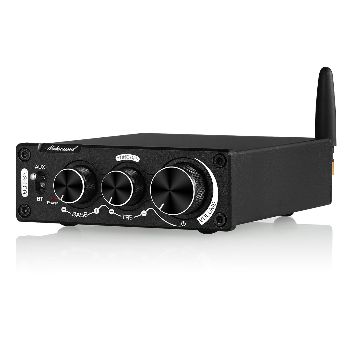 Nobsound NS-15G Mini Bluetooth 5.0 Digital Amplifier Receiver TPA3116 Stereo Audio Amp 100W+100W