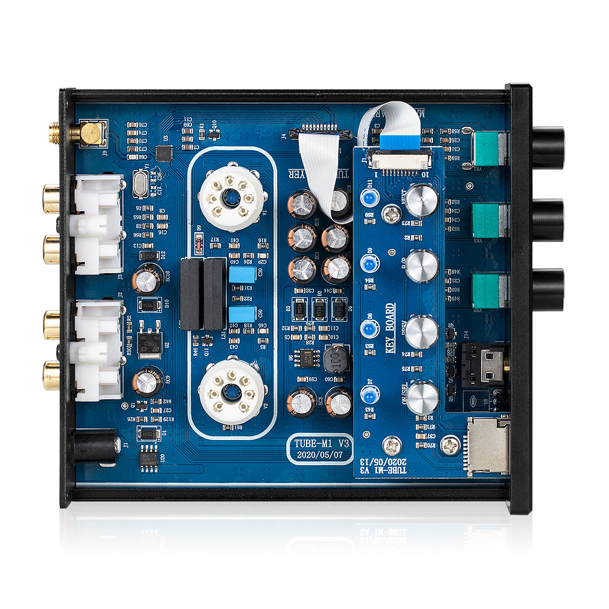 Douk Audio P2 Mini Bluetooth 5.0 Vacuum Tube Preamp USB Player Stereo Headphone Amplifier