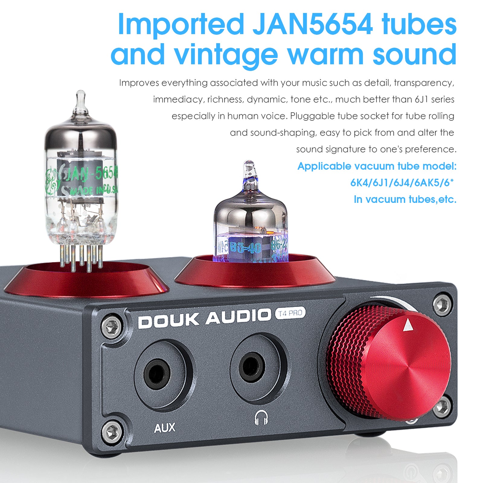 Douk Audio T4 PRO Tube Phono Preamp & Headphone Amplifier