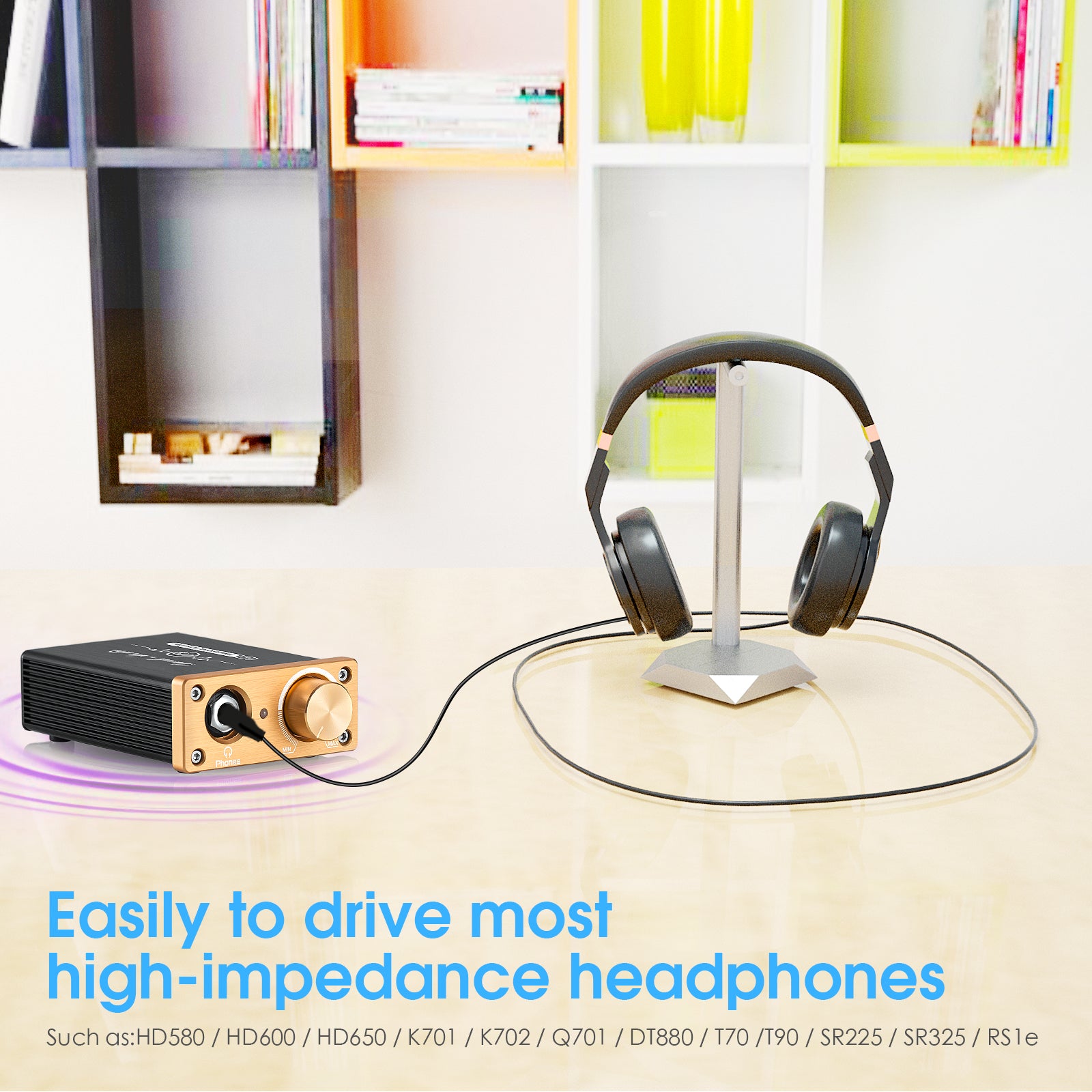 Douk Audio U3 Mini Class A Headphone Amplifier HiFi Desktop Stereo Amp for HD650/K701/DT880/T70/RS1e