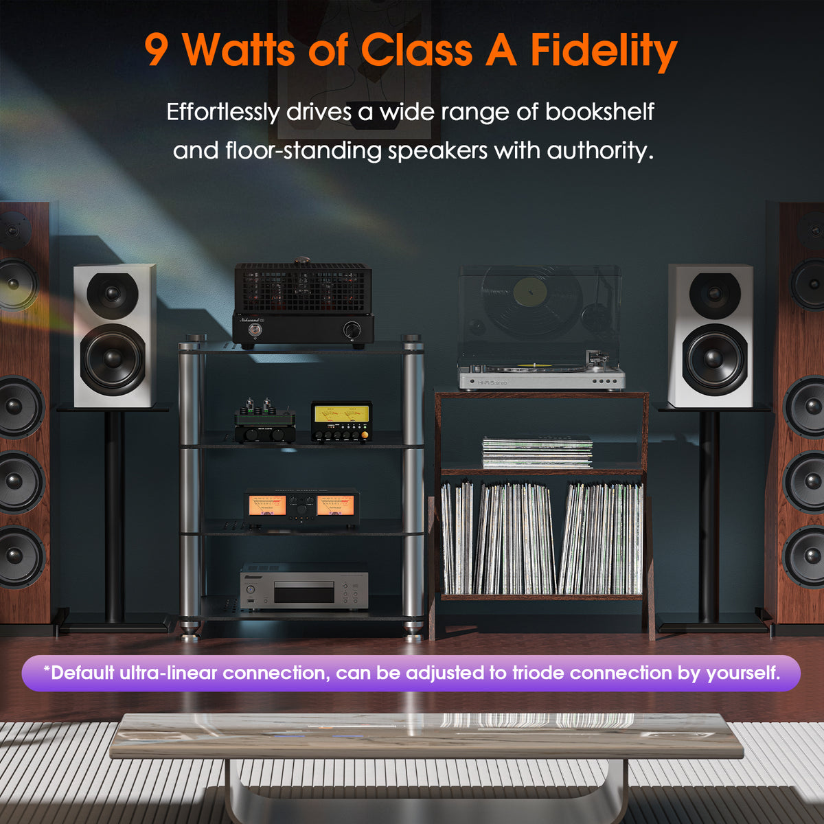 Nobsound F2 HiFi Single-Ended Class A Tube Amplifier