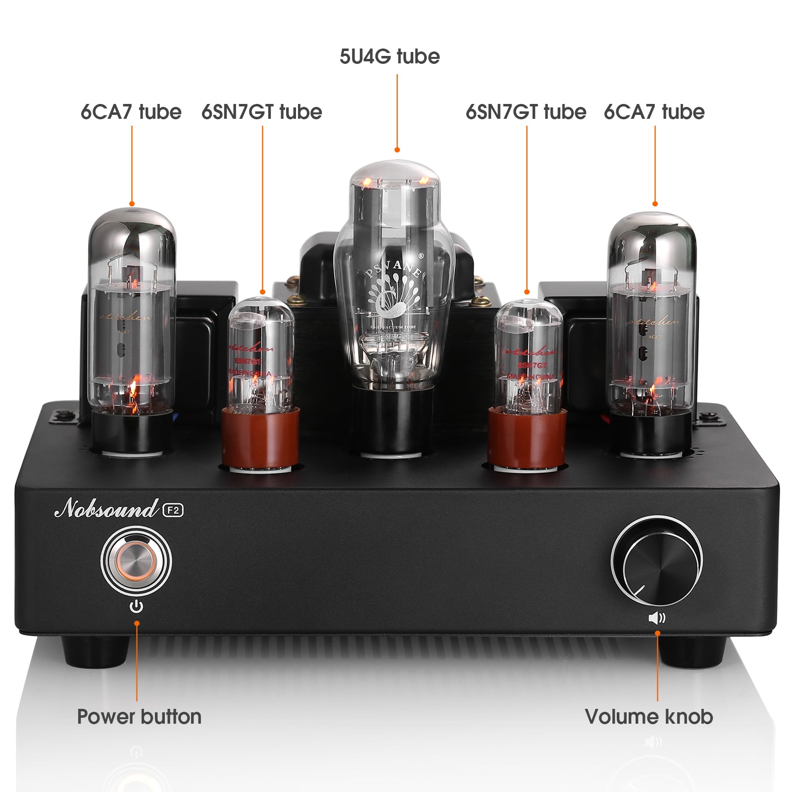Nobsound F2 HiFi Single-Ended Class A Tube Amplifier