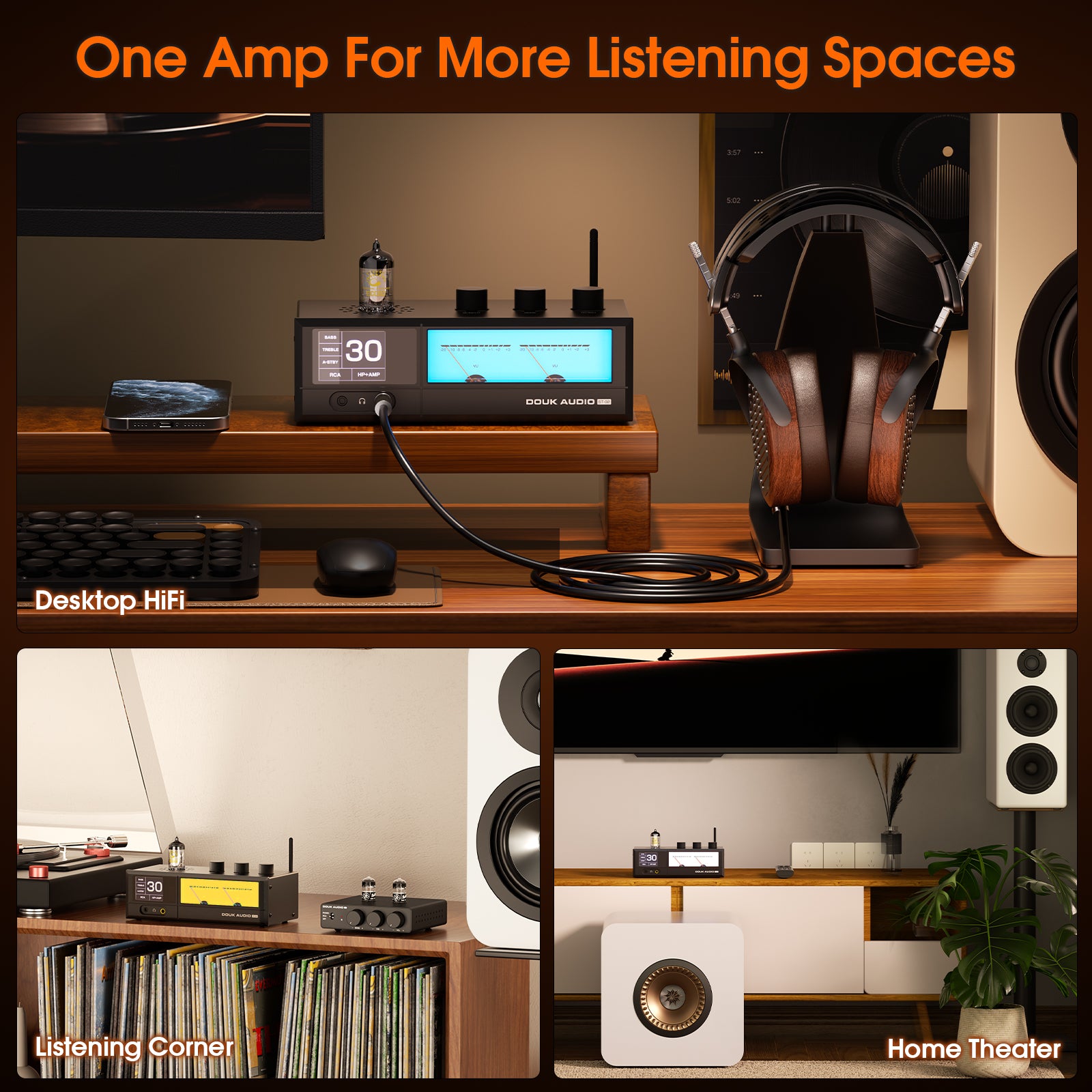 [Pre-Sale]Douk Audio ST-02 HIFI Integrated Bluetooth Tube Amplifier