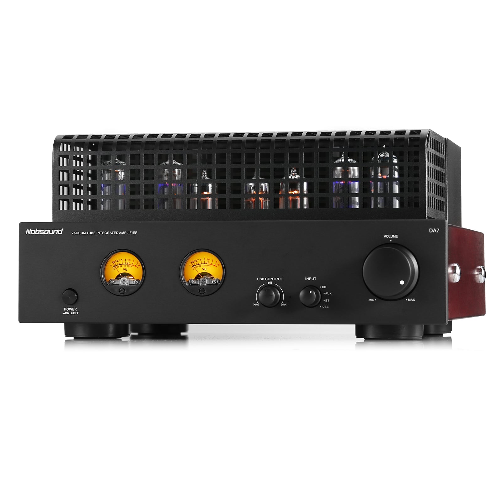 Nobsound DA7 HiFi Vacuum Tube Power Amplifier with Bluetooth/RCA/USB IN
