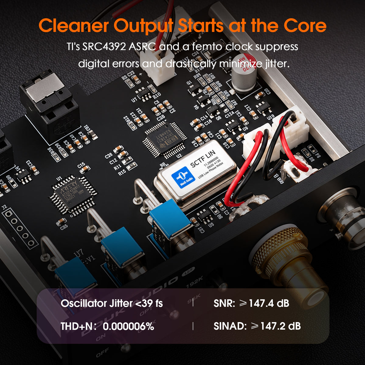 [Pre-Sale]Douk Audio U7 S/PDIF Reclocker with SRC4392 ASRC and Femto Clock 192kHz