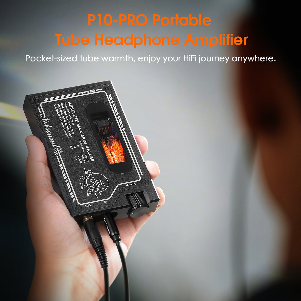 Nobsound P10 PRO HiFi Portable Tube Headphone Amplifier