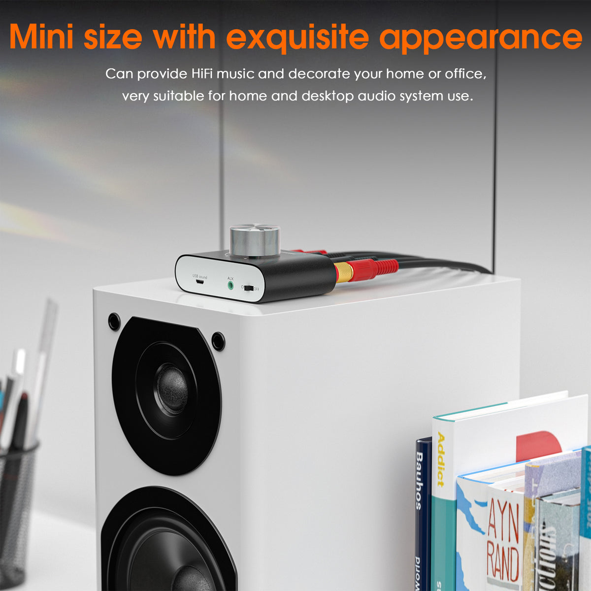 Nobsound NS-01G PRO Mini Bluetooth 5.0 Digital Amplifier USB Sound Card Stereo Audio Amp 50W+50W