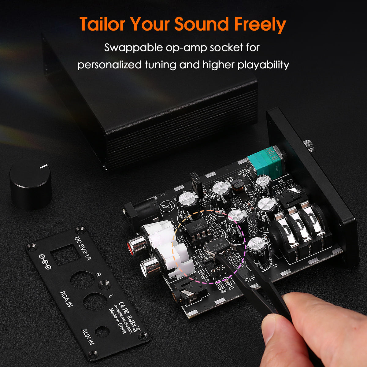 Nobsound P10 Mini Headphone Amplifier HiFi Stereo Preamp