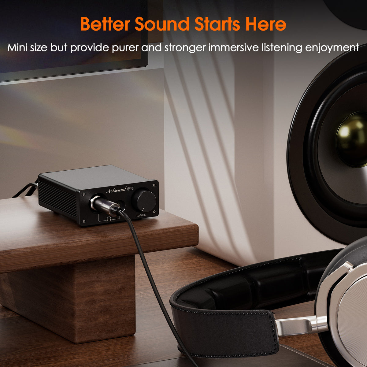 Nobsound P10 Mini Headphone Amplifier HiFi Stereo Preamp