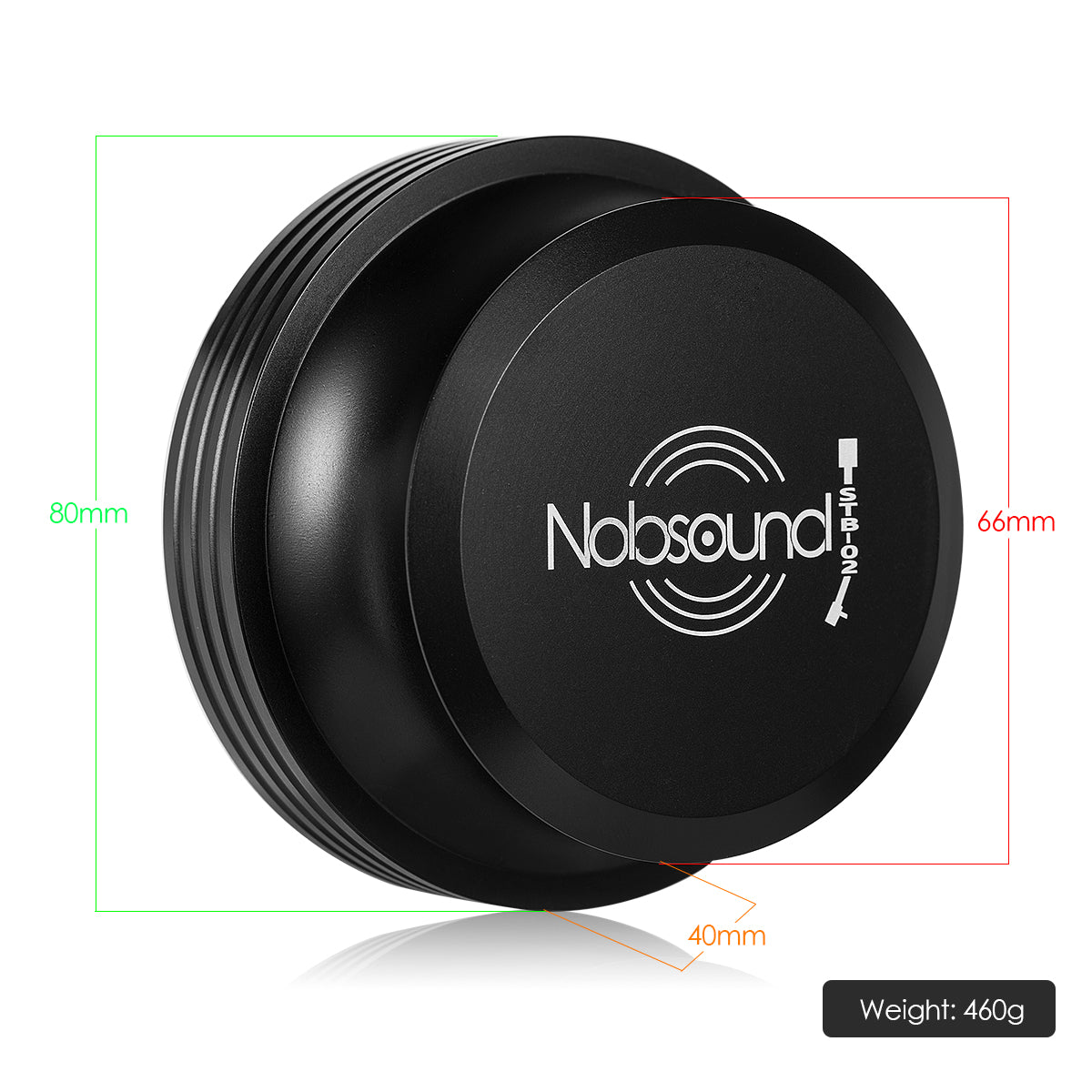 Nobsound STB-02 Aluminum Record Weight Clamp for Vinyl Record Player Turntable Disc Stabilizer