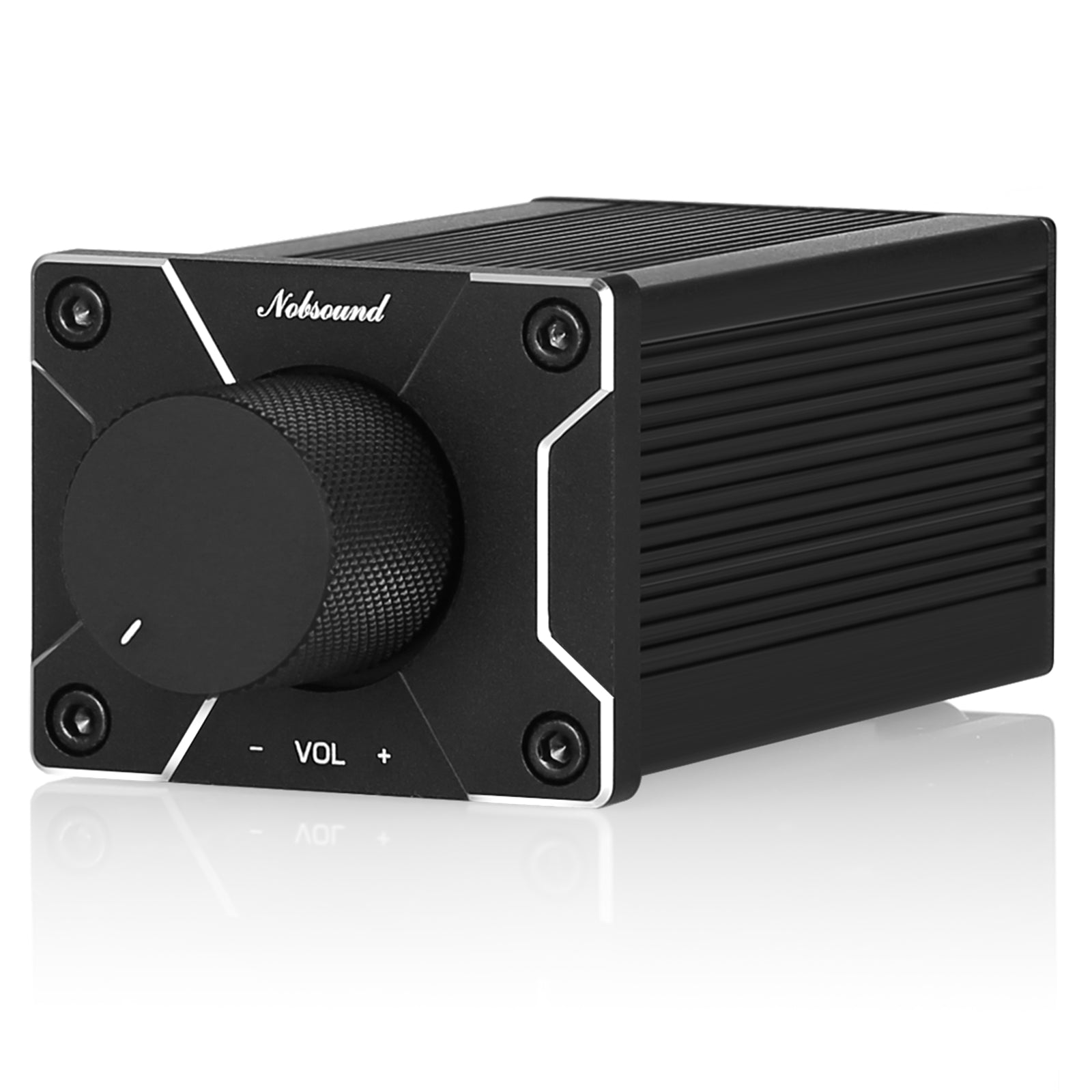 Nobsound VOL-3 Mini Passiver Vorverstärker mit Lautstärkeregler für Leistungsverstärker-Aktivlautsprecher