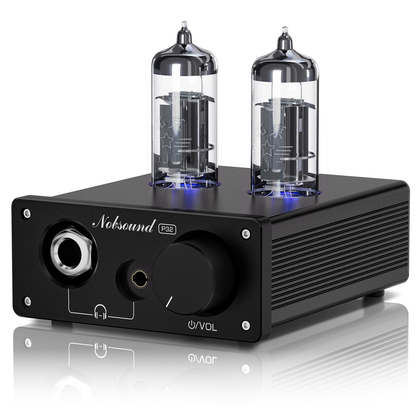 Nobsound P32 Mini Vacuum Tube Headphone Amplifier Desktop Preamp