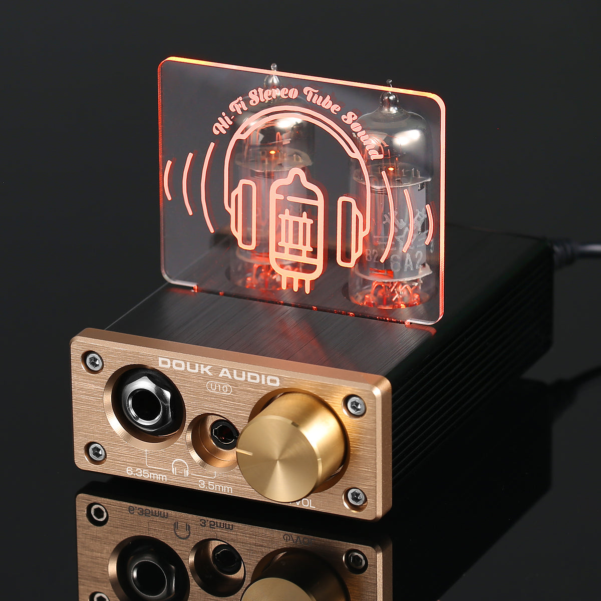 Douk Audio U10 Mini Tube Headphone Amplifier HIFI Stereo Preamp for Home Speaker