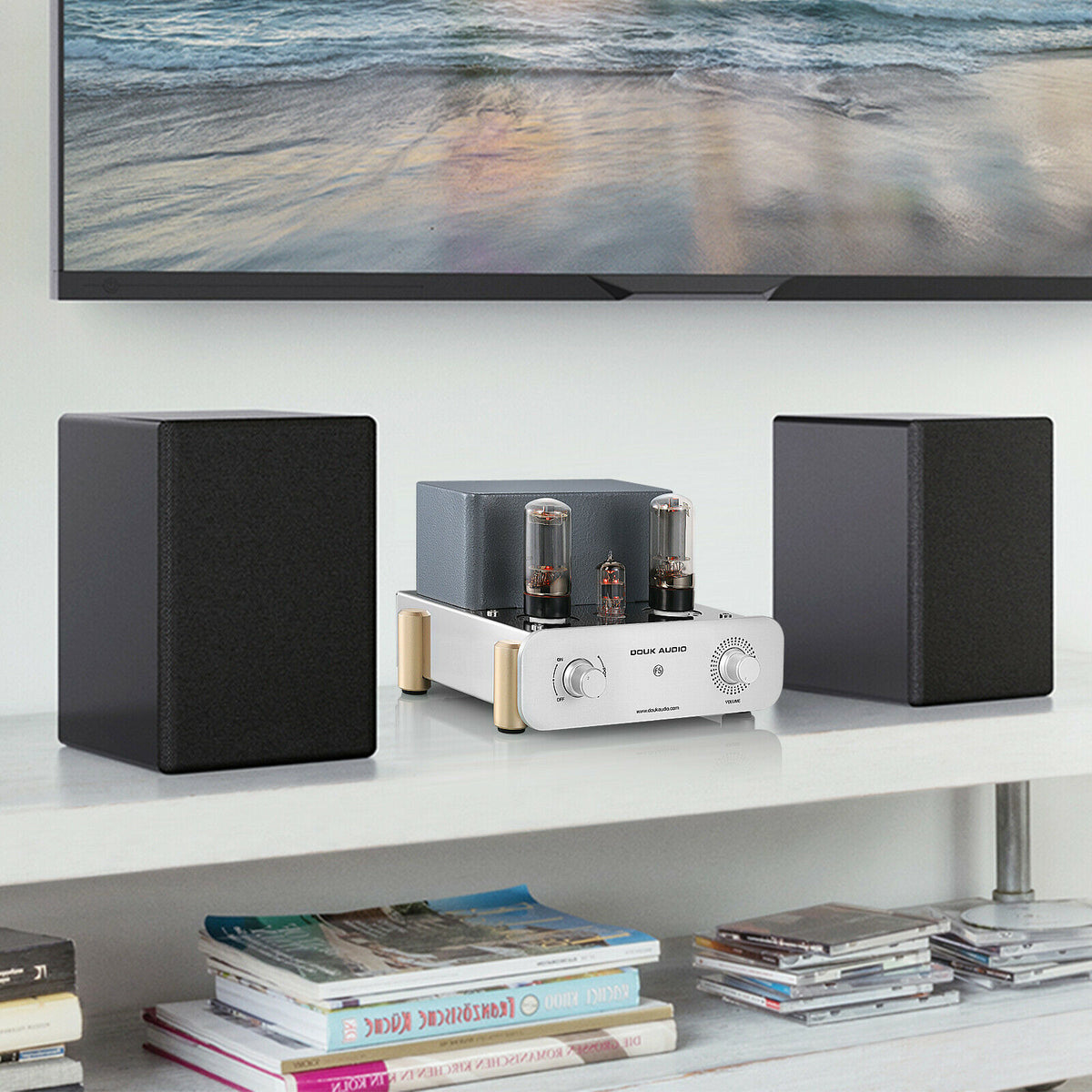 Douk Audio F5 HiFi Vacuum Tube Amplifier Pure Class A Single-ended Stereo Audio Amp