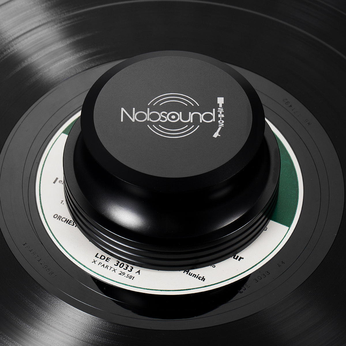 Nobsound STB-02 Aluminum Record Weight Clamp for Vinyl Record Player Turntable Disc Stabilizer