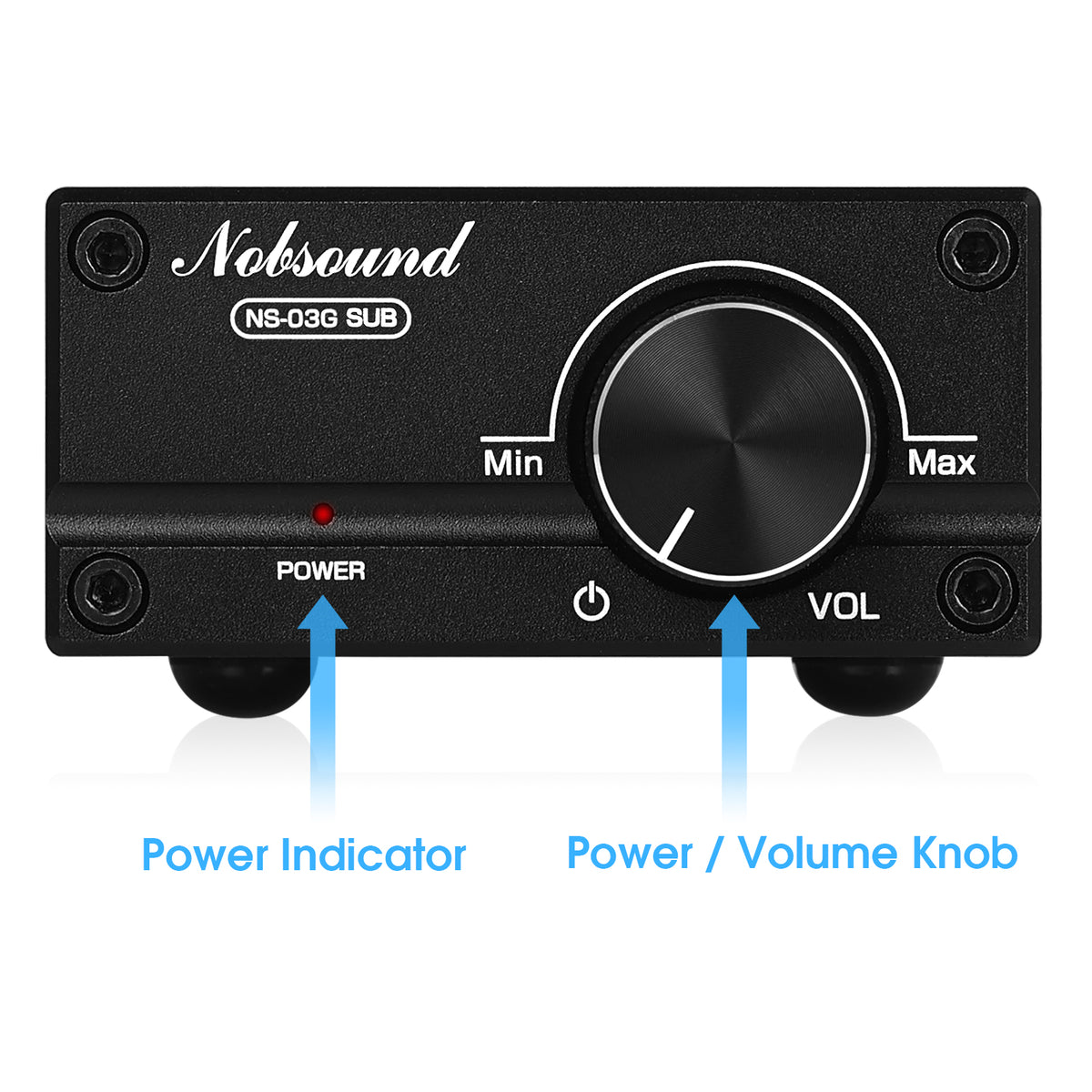 Nobsound NS-03G SUB Mini Mono Channel Digital Amplifier HiFi Home Subwoofer Power Amp 100W