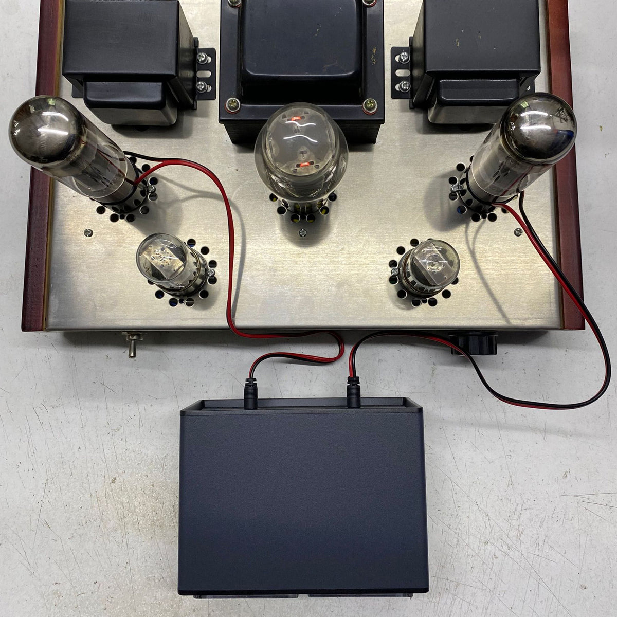 Douk Audio CT1-BOX 8-Pin Dual Bias Current Probes Tester mit VU-Meter für EL34 KT88 6L6 6V6 6550 KT66 Tube 