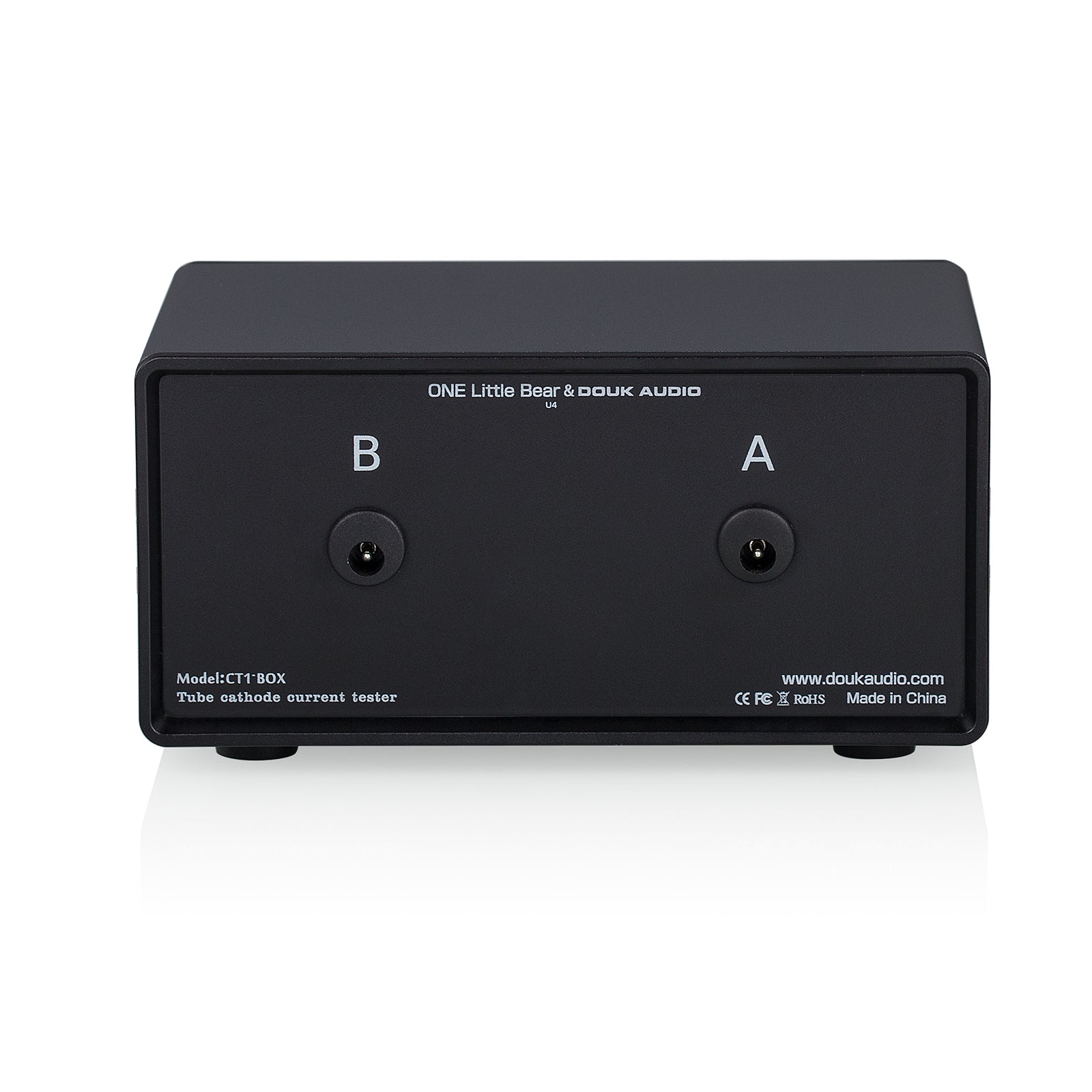 Douk Audio CT1-BOX 8-Pin Dual Bias Current Probes Tester mit VU-Meter für EL34 KT88 6L6 6V6 6550 KT66 Tube 