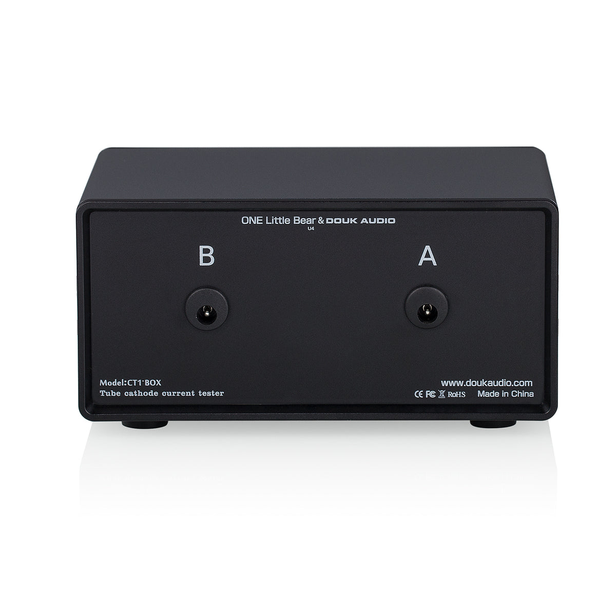 Douk Audio CT1-BOX 8-Pin Dual Bias Current Probes Tester mit VU-Meter für EL34 KT88 6L6 6V6 6550 KT66 Tube 