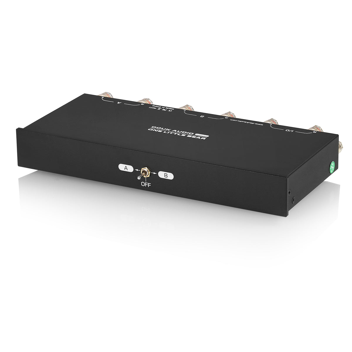 Douk Audio SP102 Passive 2(1)-IN-1(2)-OUT Audio Selector Stereo Switcher for Amplifier/Speaker