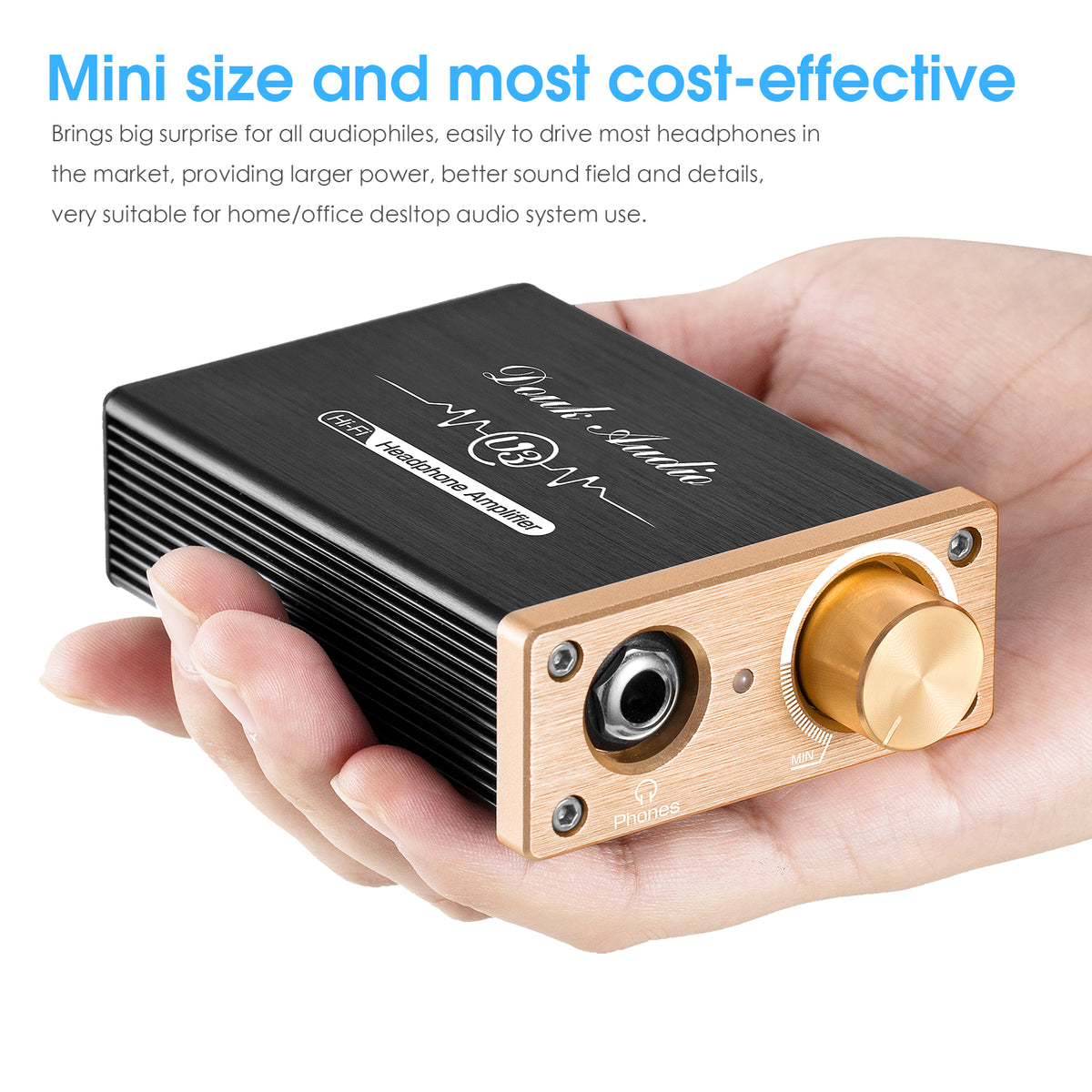 Douk Audio U3 Mini Class A Headphone Amplifier HiFi Desktop Stereo Amp for HD650/K701/DT880/T70/RS1e