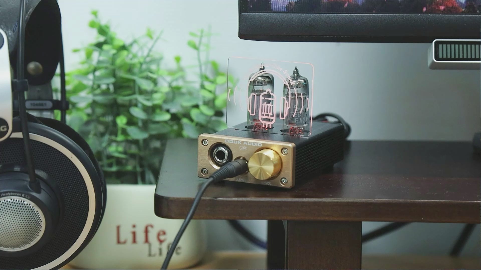 Douk Audio U10 Mini Tube Headphone Amplifier HIFI Stereo Preamp for Home Speaker
